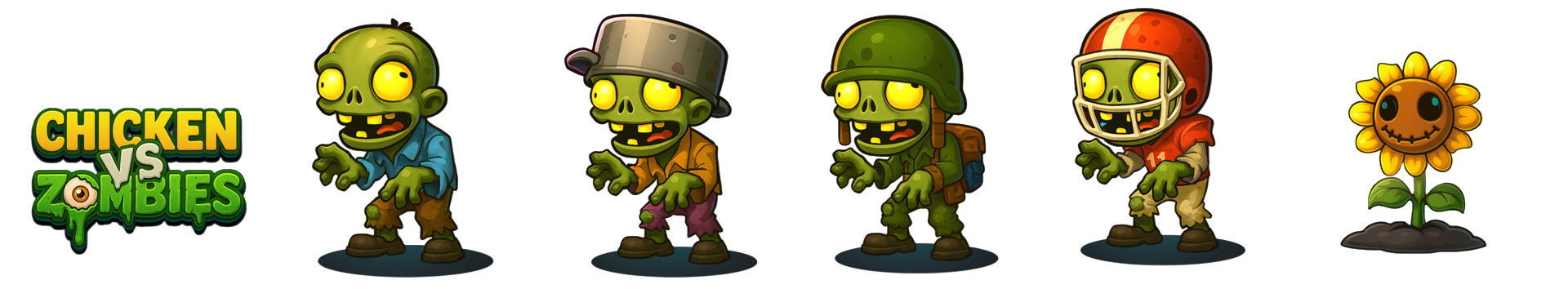 Chicken vs Zombies game.