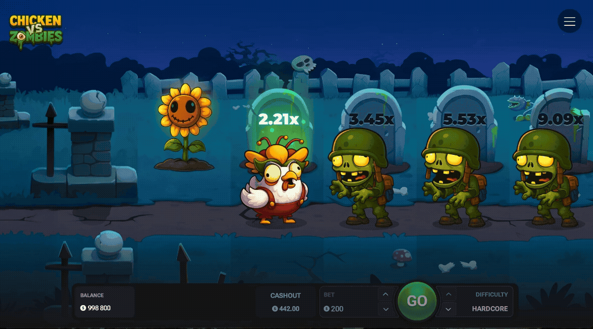 Chicken vs Zombies road.