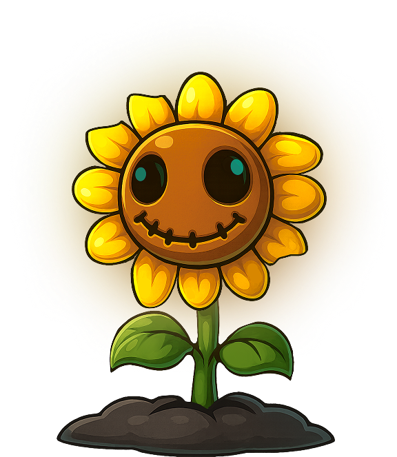 Chicken vs Zombies sunflower.
