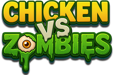 Chicken vs Zombies logo.