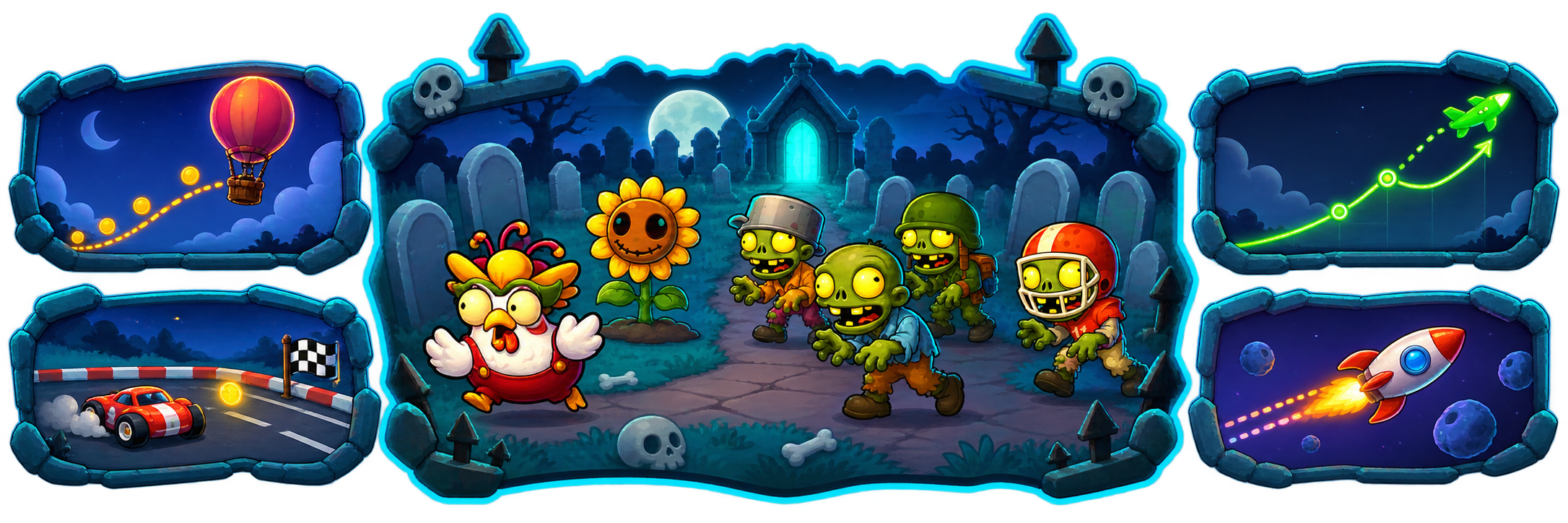 InOut Chicken vs Zombies.
